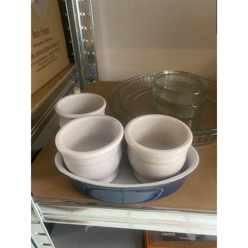 Lot Plat Blc + plat bleu 