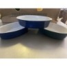 Lots de 3 plats ovales
