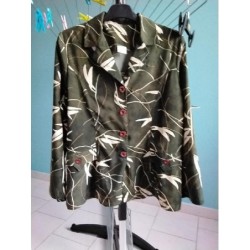 Veste fleurie verte TAILLE...