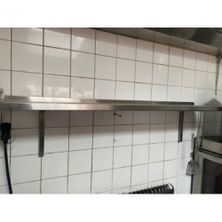 Lots de 4 étagères inox Pro...