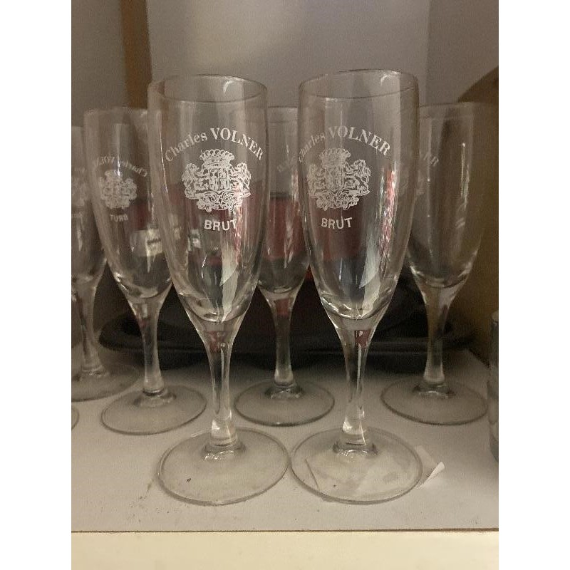 Lot 7 coupes verres 